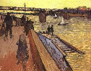 Vincent Van Gogh The Bridge at Trinquetaille Sweden oil painting artist